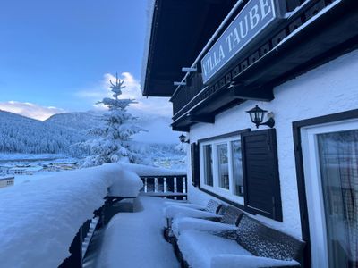 Außenseite Ferienhaus [Winter]