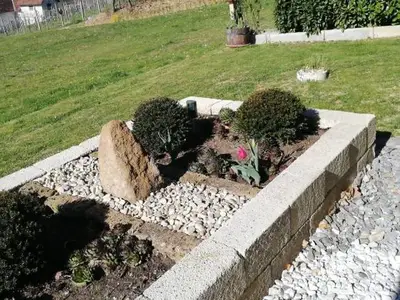 Garten der Familie