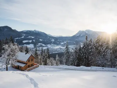 Haus im Winter