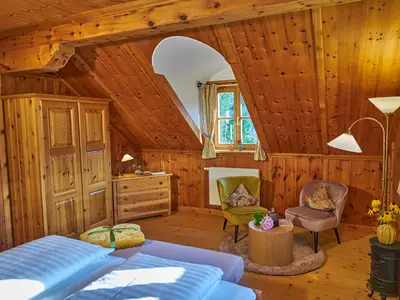Schlafzimmer mit Leseecke