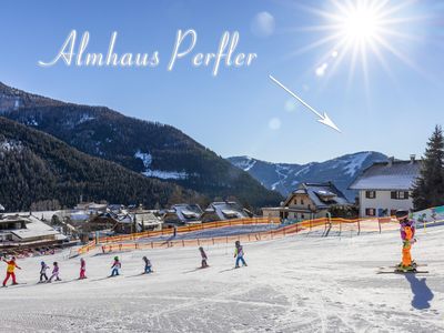 Almhaus Perfler mitten im Skigebiet