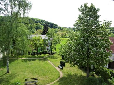 Aussicht aus dem Dachgeschoss nach Süden