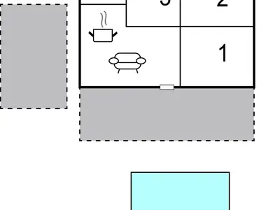 Ferienhaus für 6 Personen (100 m²) in Barban 1/10