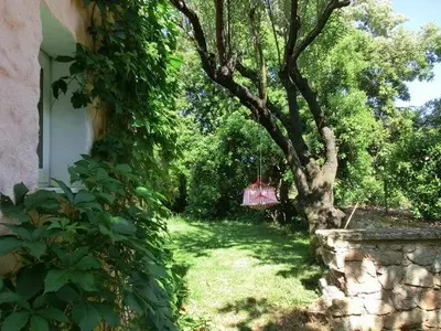 Garten mit Hängematte