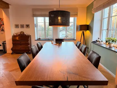 Blick auf den Esstisch