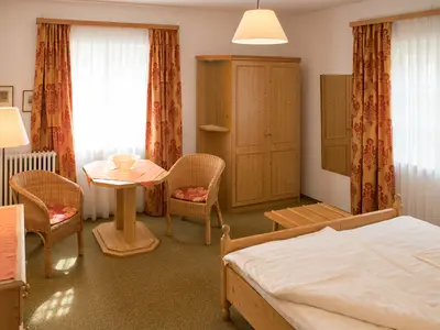 Schlafzimmer 1 im Erdgeschoss