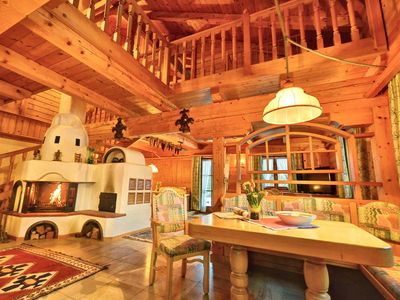 Glocknerhaus - Kaminwohnraum Glocknerhaus - Kaminwohnraum