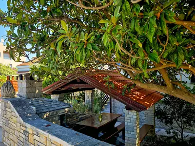 outside