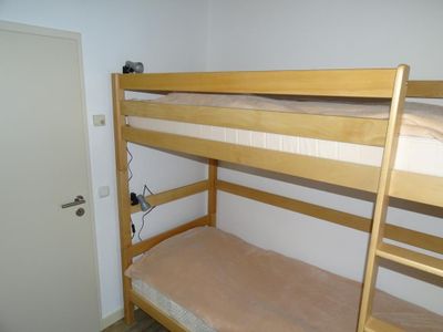 Schlafzimmer 2 mit Etagenbett (geeignet für Erwachsene)