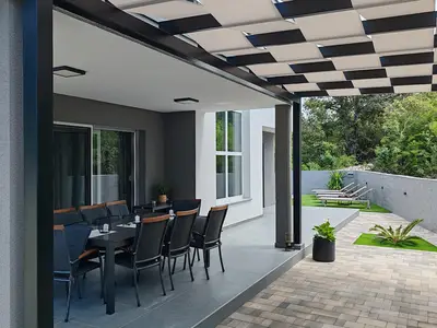 outside