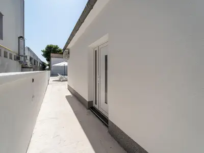 outside