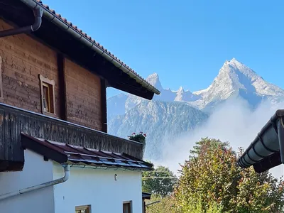 Blick auf den Watzmann Fewo Sonnenschein
