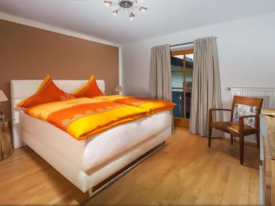 Schlafzimmer mit Doppelbett Fewo Sonnenschein