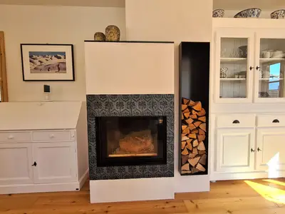 Kachlofen im Ferienhaus Schneewittchen