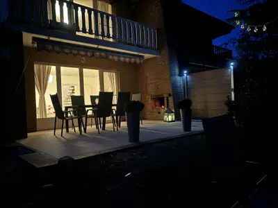 Terrasse abends