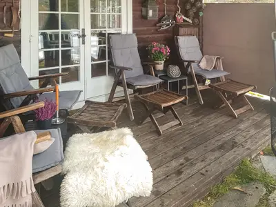 outside