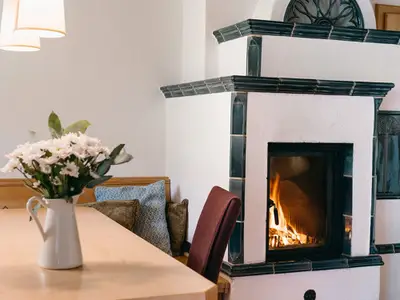 Bussjaegerhof Abendsonnenwiese Kamin