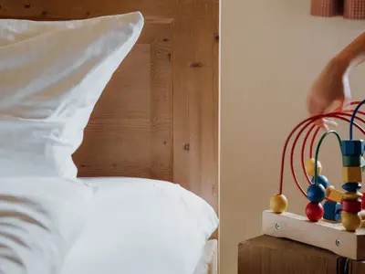 Bussjaegerhof Abendsonnenwiese Schlafzimmer