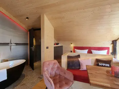 Meyers am Meer - Werder Chalet - Ferienhaus Ostsee - Strand 150m - TinyHouse für 2 Pers. - Sauna