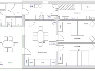 Ferienhaus für 5 Personen (92 m²) in Boldekow 9/10