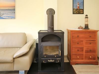 Kamin im Wohnzimmer