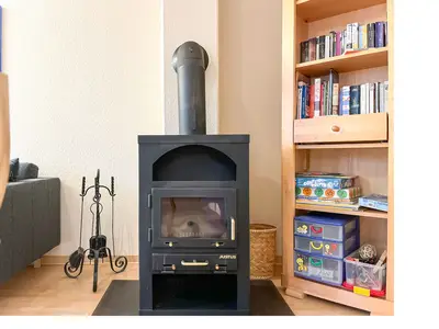 Kamin im Wohnzimmer