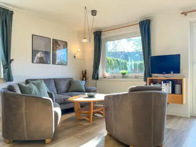 Wohnzimmer mit Blick zum TV