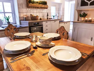 KITCHEN, INSIDE, OUTSIDE