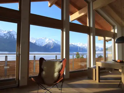 Wohnzimmer mit Ausblick