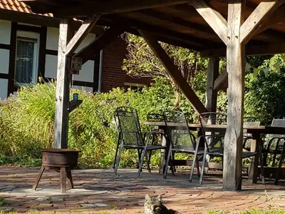Terrasse am Bauernhaus