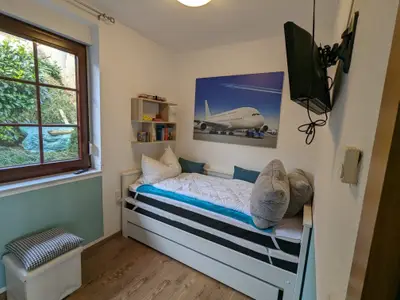 Schlafzimmer mit Einzelbetten