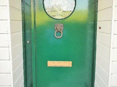 Der Eingang zum Haus