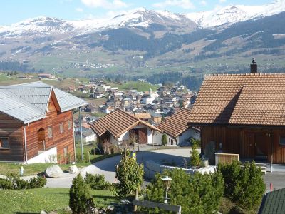 Ferienwohnung Arnika Montana, Brigels, Schütterle, Dorfblick