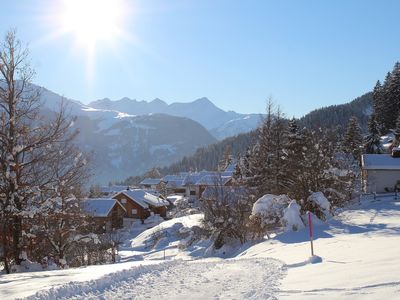 Ferienwohnung Arnika Montana, Brigels, Schütterle,  Aussicht