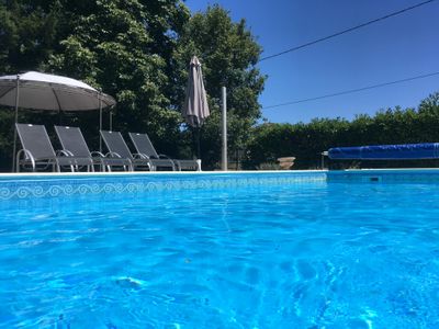 Schwimmbad des Ferienhauses