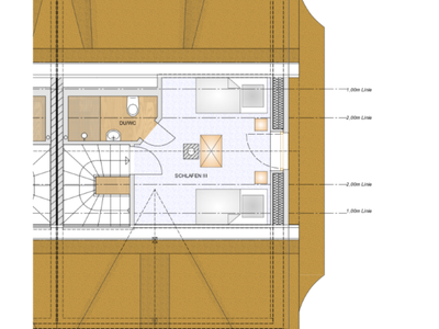 Grundriss Spitzboden