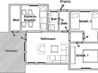 Ferienhaus für 6 Personen (62 m²) in Butjadingen-Burhave 9/10