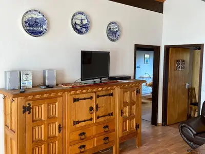 Fernseher im Wohnbereich Haus 93