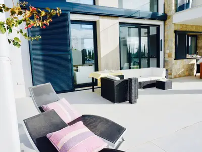 Terrasse. Chill out area