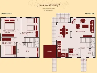 Ferienhaus für 5 Personen (85 m²) in Carolinensiel 10/10