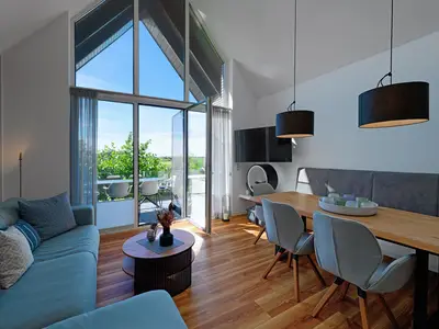 Wohn- und Essbereich mit herrlichem Panorama