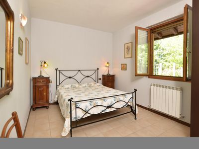 Das Schlafzimmer mit Doppelbett