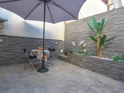 outside