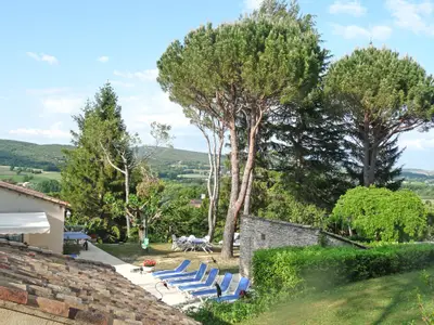 Aussicht vom Ferienhaus [Sommer]