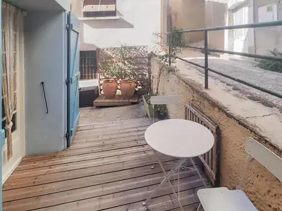 outside