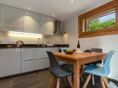 Küche und Esszimmer im Studio