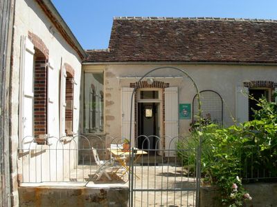 Entrée cour du gîte