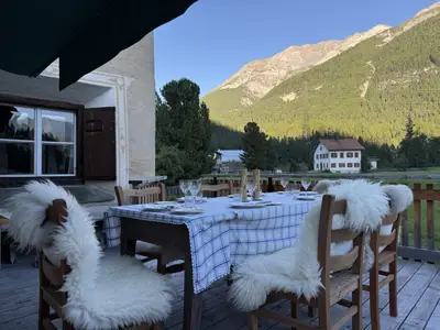 Abends auf der Terrasse