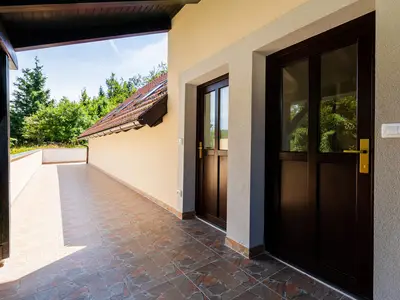 outside