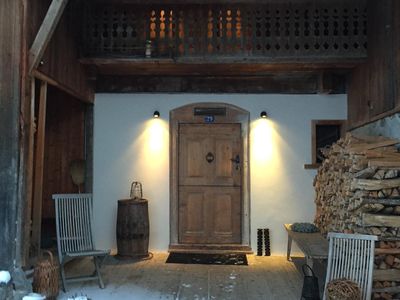 Eingang Casa Grischina